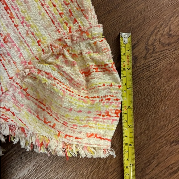 Kate Spade Tweed Pink, Yellow, Red, and White Dress with Pockets - Size 4 - Picture 11 of 11